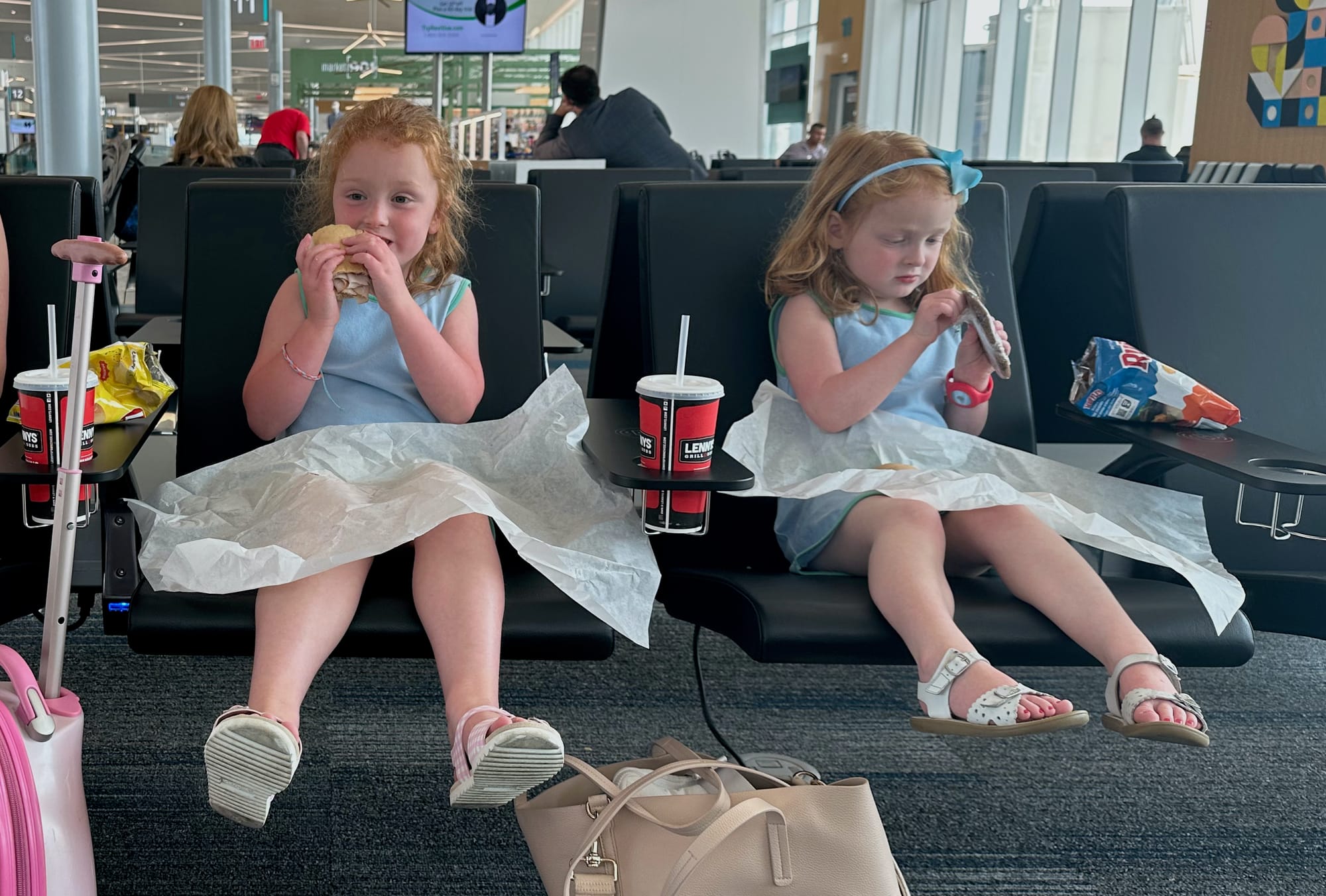 Tips for easy air travel with kids.